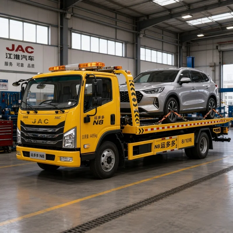 Wie kann der schwere und kompakte JAC N8 8/10-Tonnen-Abschleppwagen mit Cummins-Antrieb die Straßenwiederherstellung verbessern?