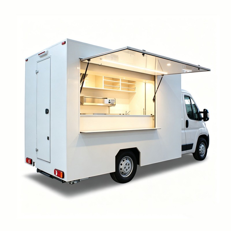 Mini-Truck für Nigeria Kompakter Imbisswagen mit Küche